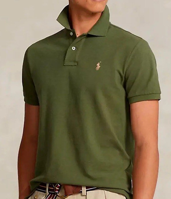 Polo Algodão Piquet Camisa Original Masculina Verde Luxo