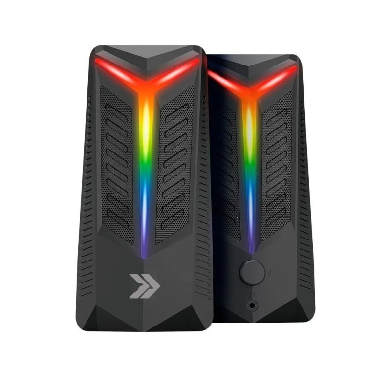 Caixa de Som Gamer KBM! GAMING CSG120, RGB, AUX, Drive de 45mm, RMS 10W KGCSG120