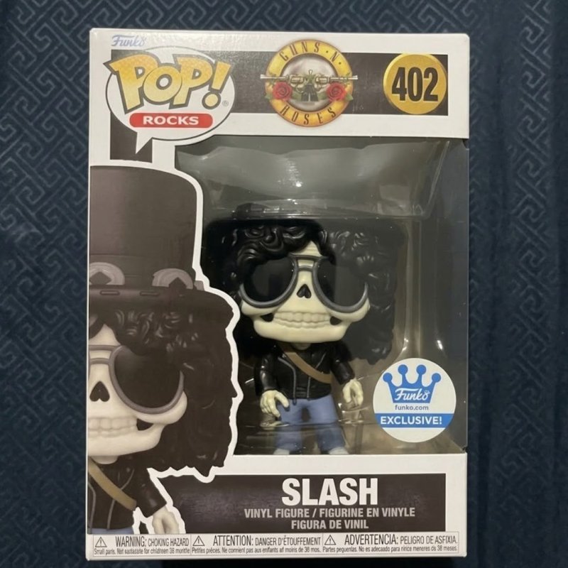 Funko Pop! Rocks Guns Roses Slash (Skeleton) + Frete Grátis