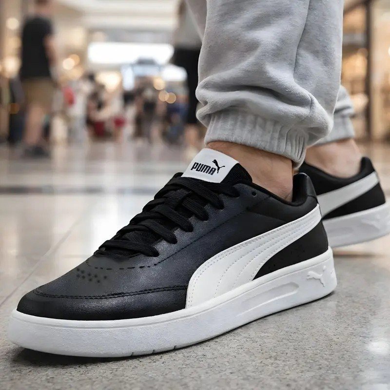 Tênis Puma Court Classic Clean Bdp Masculino Urbano Casual