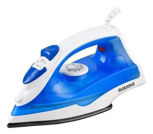 Ferro A Vapor Itatiaia Fvita2essa Branco E Azul 220v