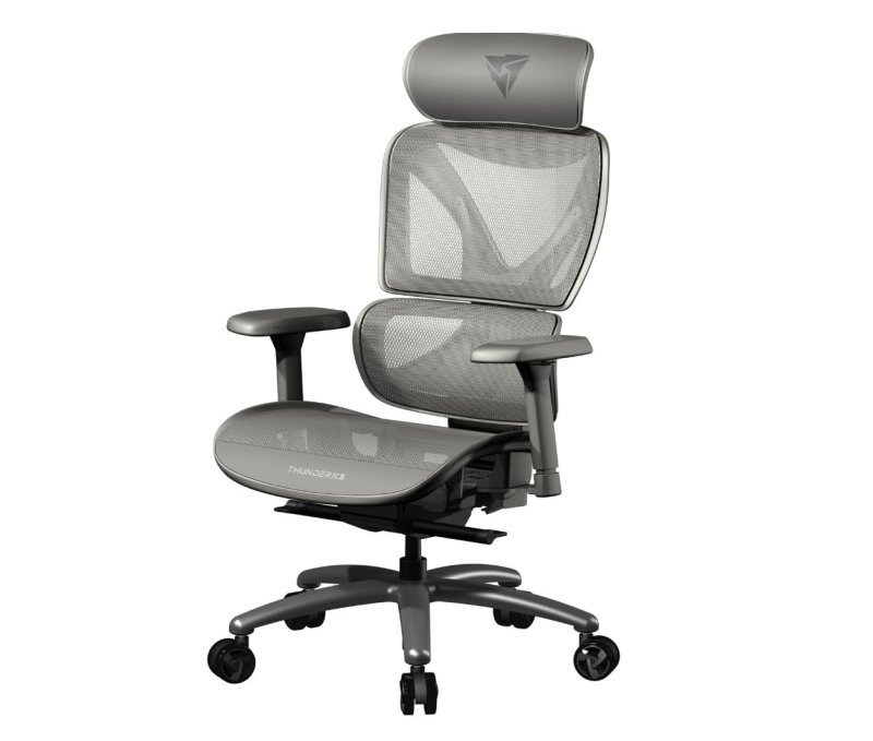 Cadeira Ergonômica XTC Mesh Cinza ThunderX3