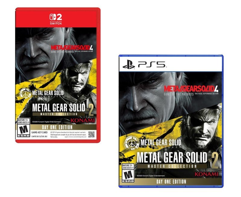 Jogo Metal Gear Solid: Master Collection: Vol. 2, Mídia Física