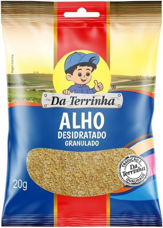 Alho Desidratado Granulado da Terrinha 20 g cx 24