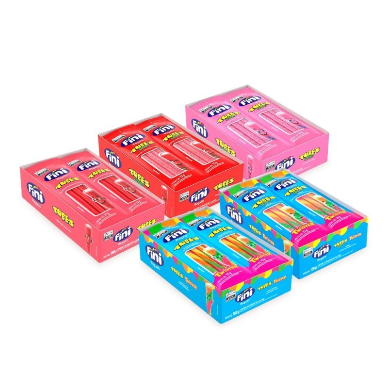 Kit Amo Tubes 60 pacotes de 15g cada - FINI