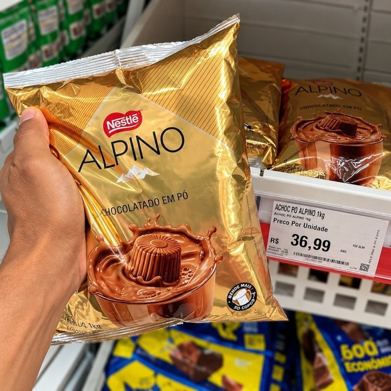 Achocolatado ALPINO® 1Kg com Frete Grátis