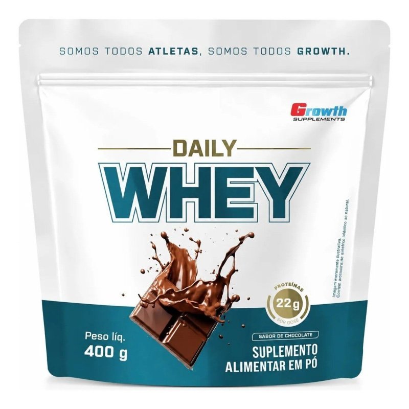 Daily Whey Protein 400g Growth Supplements Chocolate