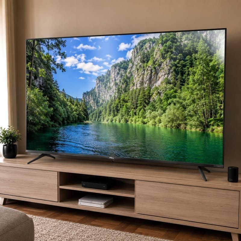 Smart TV Philco 75" P75CGA QLED 4K Google TV Dolby Vision WiFi Bluetooth HDR10
