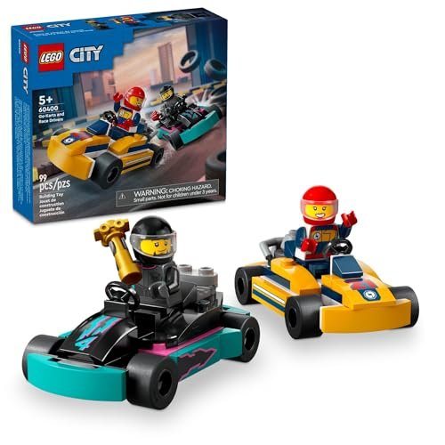 LEGO Set City Great Vehicles Carros de Karting e Pilotos 60400