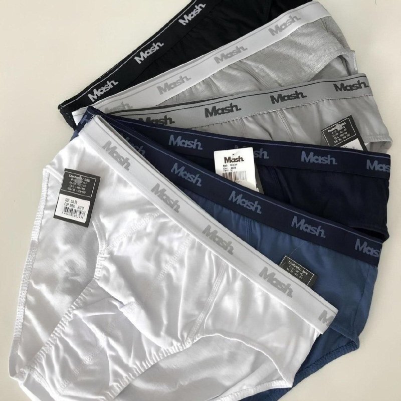 Kit 10 Cuecas Masculino Slip Mash De Algodão