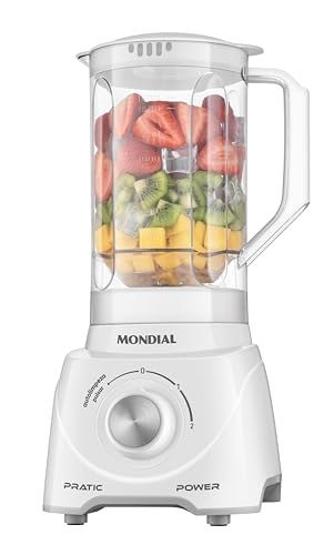 MONDIAL Liquidificador Pratic Power, Branco, 550W, 110V - L-97-W