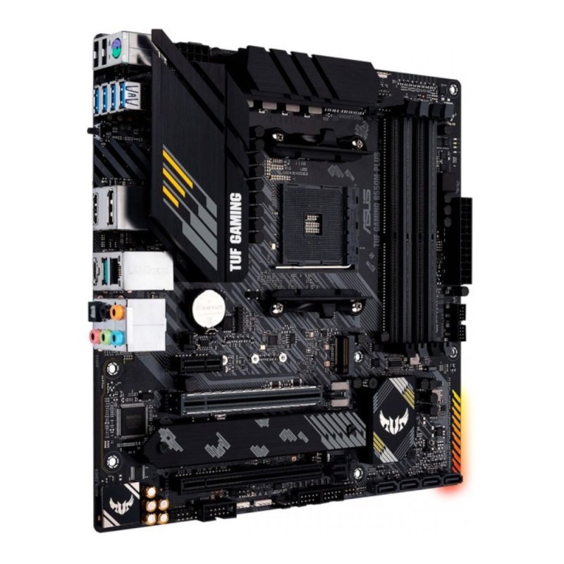 Placa-mãe Asus p/Amd Am4 B550m-Plus Tuf Gaming 4xDDR4 mATX 90Mb14a0-C1bay0