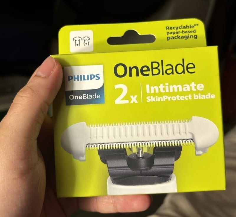 Lâminas de Reposição Phillips OneBlade Intimate Skin Protect