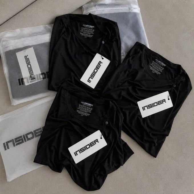 Kit com 3 Daily T-shirt Insider + Frete Grátis