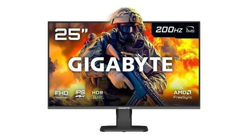 Monitor Gamer Gigabyte 25 Fhd 200hz 1ms Ips Vrr Freesync