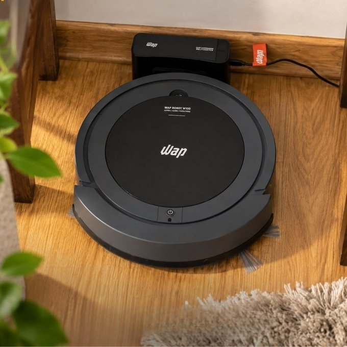 Robô WAP W200 Aspirador Robô 3 em 1 Varre Aspira Passa Pano Bivolt + Frete Grátis
