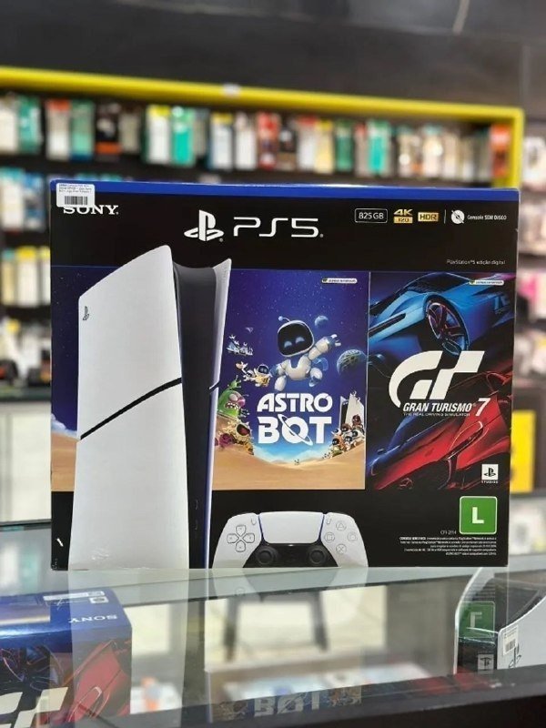 Console PlayStation 5 Slim Digital + 2 Jogos + Frete Grátis