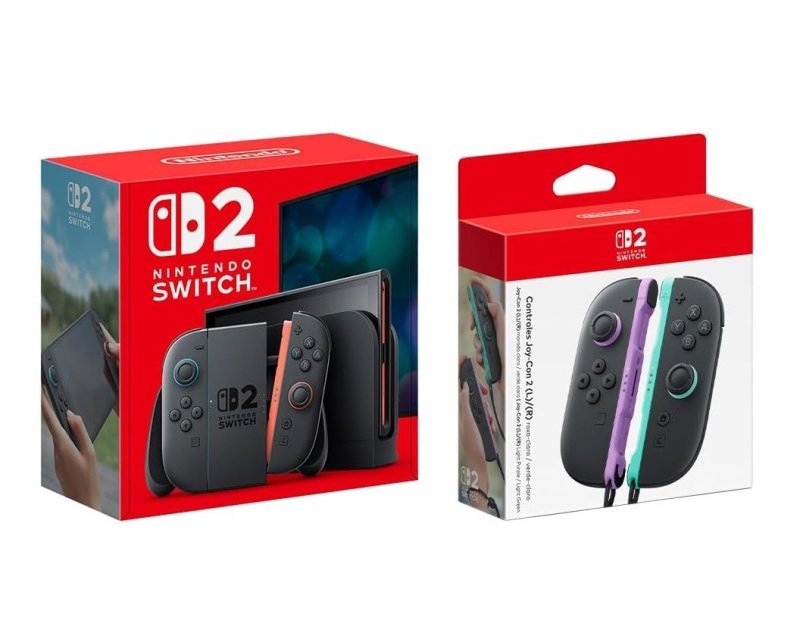 Bundle Console Nintendo Switch 2 + Joy-Con 2 Roxo e Verde