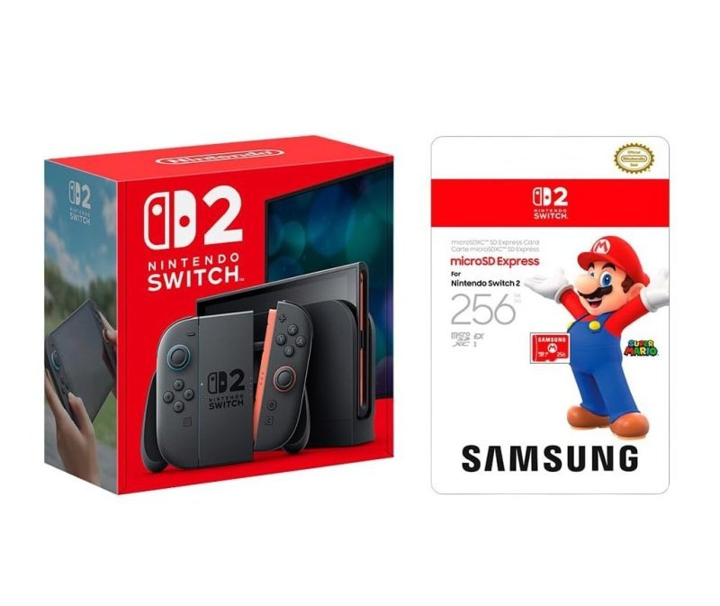 Bundle Console Nintendo Switch 2 + Cartão microSD Express 256GB