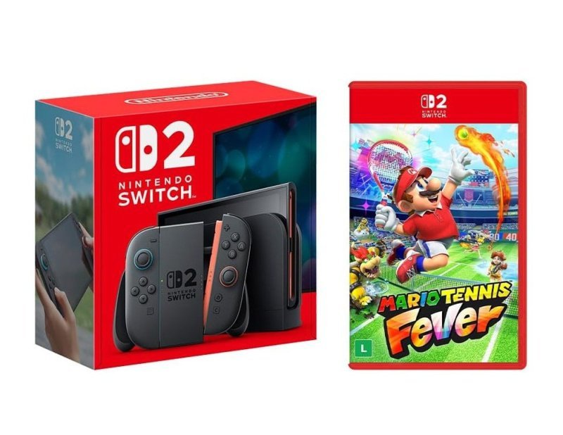 Console Nintendo Switch 2 + Jogo Mario Tennis Fever