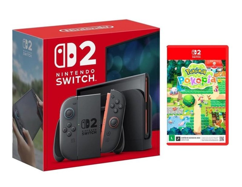 Console Nintendo Switch 2 + Jogo Pokémon Pokopia