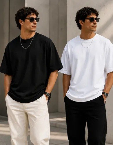 Kit Camisetas Masculinas Oversized Básica