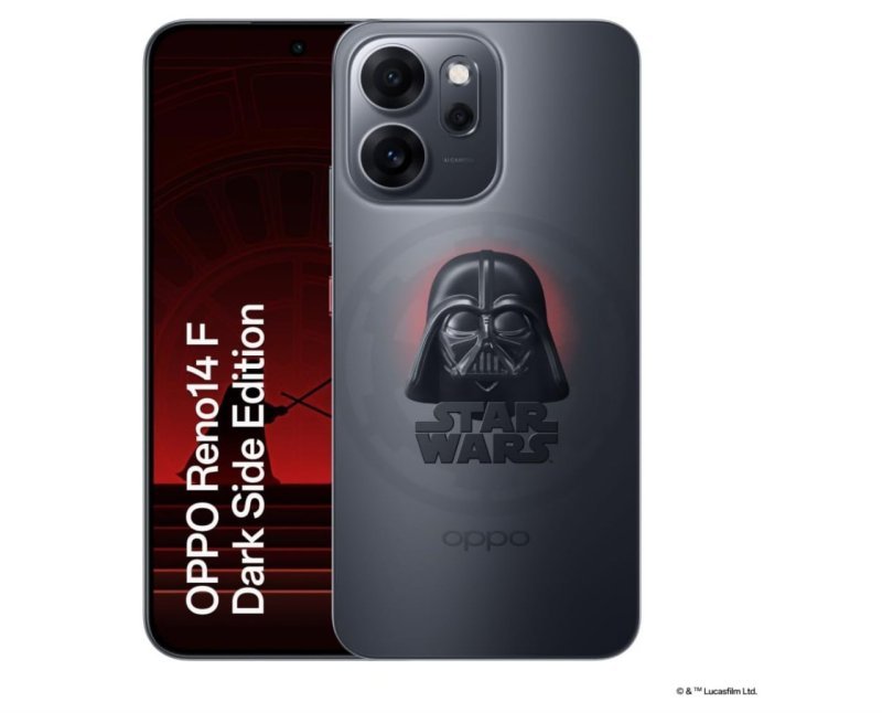 Smartphone OPPO Reno 14F 5G Dark Side Edition 256GB