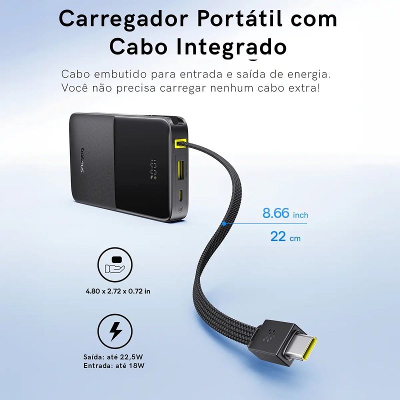 Power Bank Baseus Turbo Bipow2 Pro 20000mah 22.5w