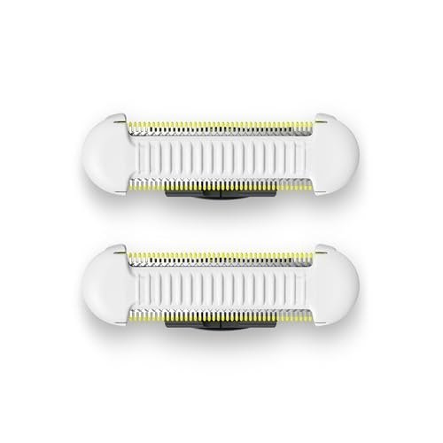 2x Philips OneBlade Lâmina de Reposição SkinProtect para Áreas Íntimas 1 Un