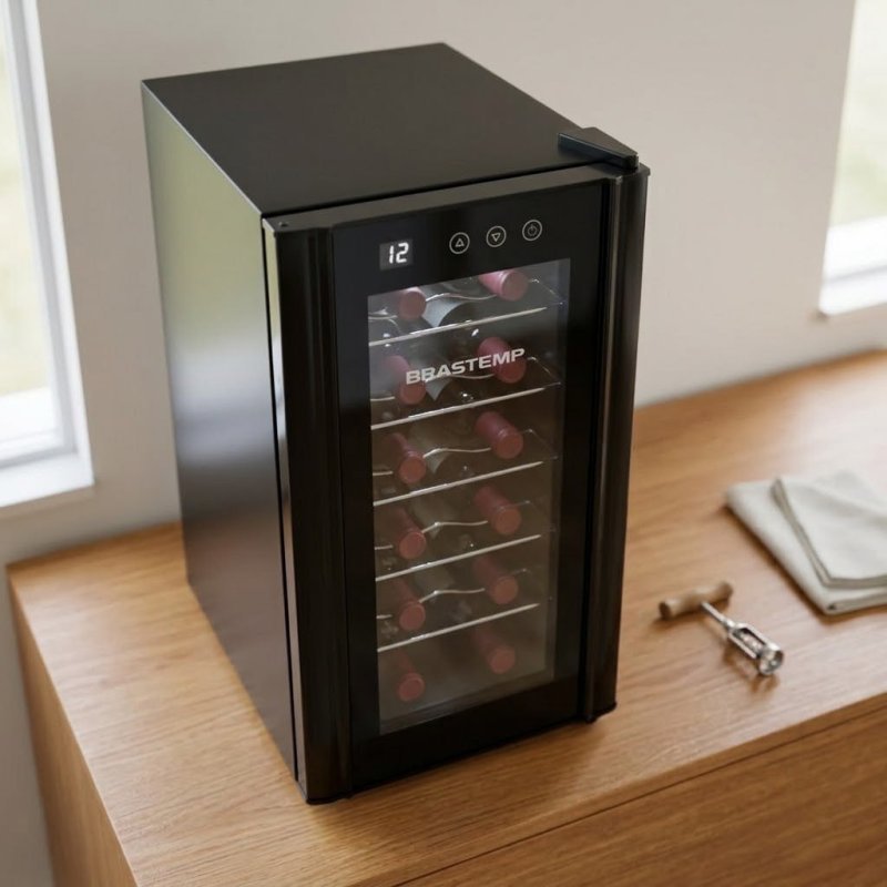 Adega De Vinhos Brastemp Para 12 Garrafas Com Painel Touch BZC12BE Preto + Frete Grátis