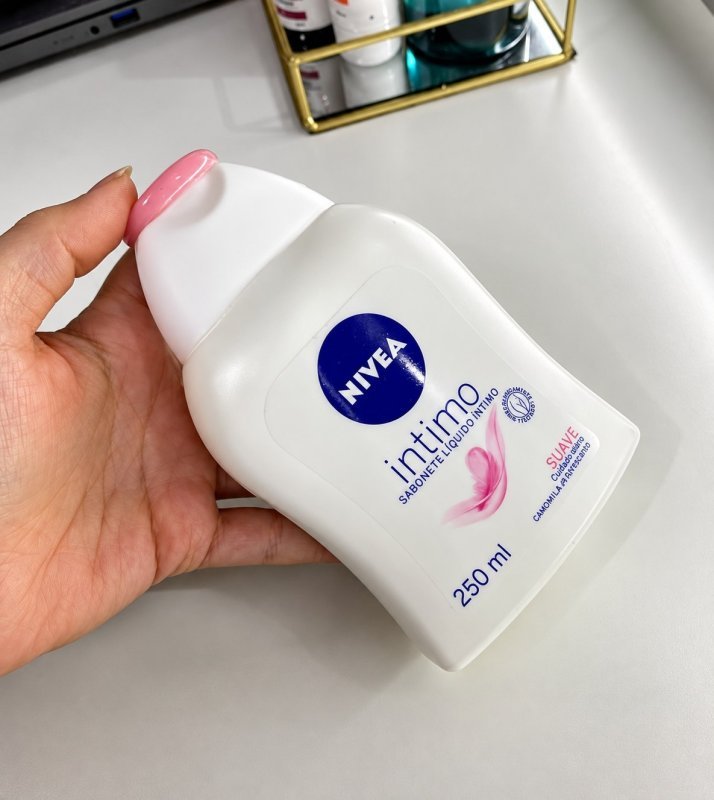 NIVEA Sabonete Líquido Íntimo Suave 250ml, Limpeza Delicada