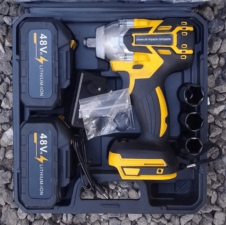Chave De Impacto A Bateria 48v Profissional + Frete Grátis