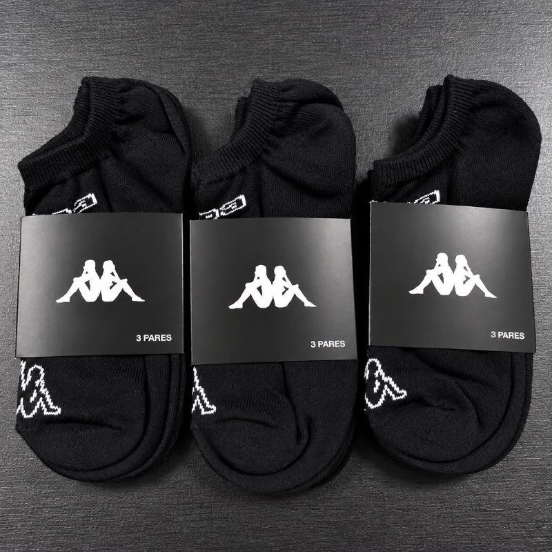 Kit 9 Pares Meias Kappa Sapatilha Soquete Invisível Original