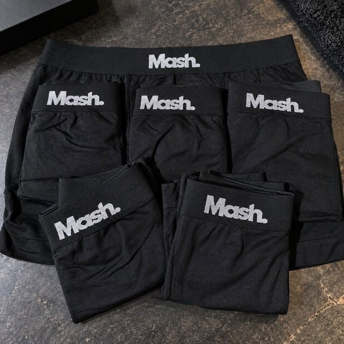 Kit 6 Cuecas Boxer Mash Poliamida Toque Gelado Sem Costura + Frete Grátis