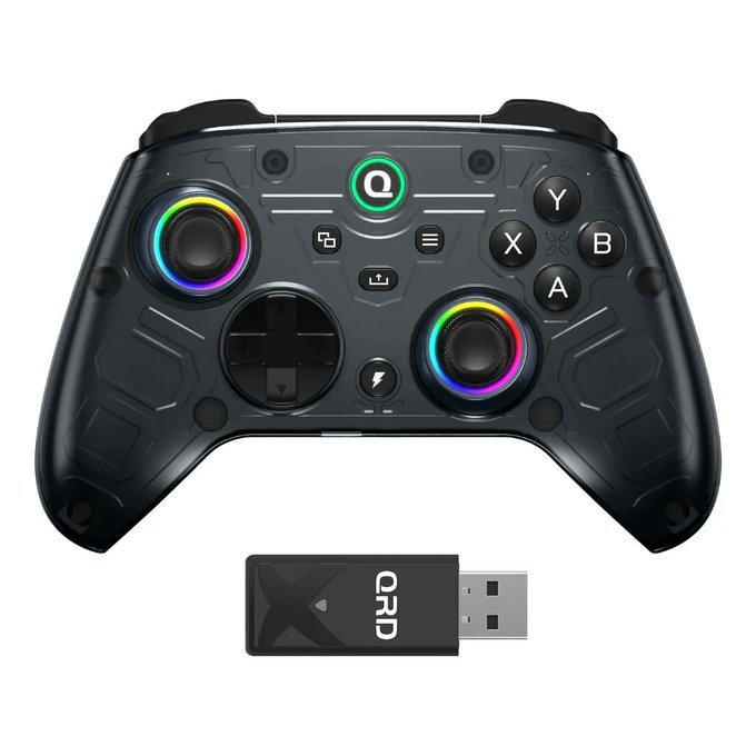 Controle Sem Fio QRD Ferrox M5 Hall Effect para Xbox, PC e Smartphone + Frete Grátis