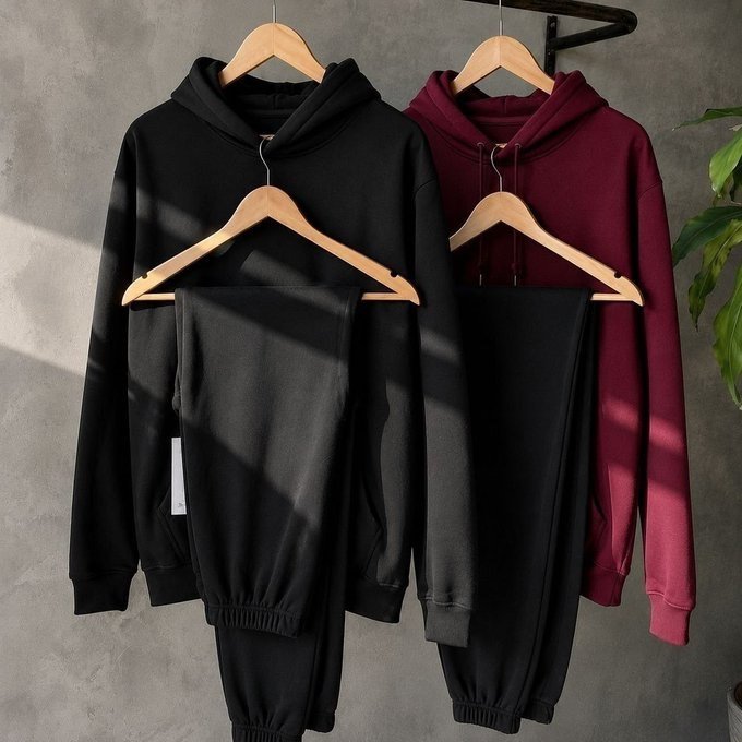 Conjunto Calça e Blusa de Moletom Liso + Frete Grátis