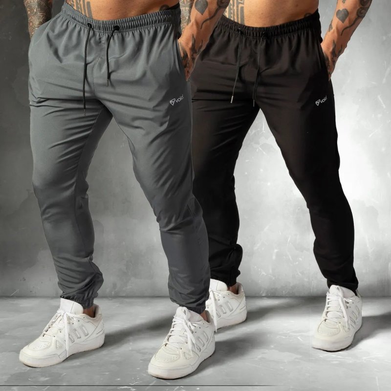 Kit 2 Calças Jogger Tactel