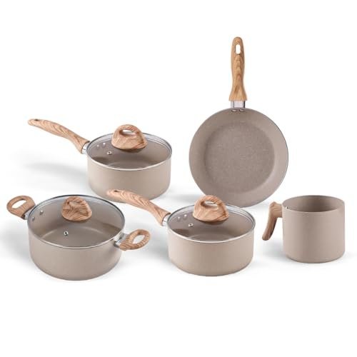 Brinox - Jogo de Panelas 5 peças Smart Plus Indução - Areia