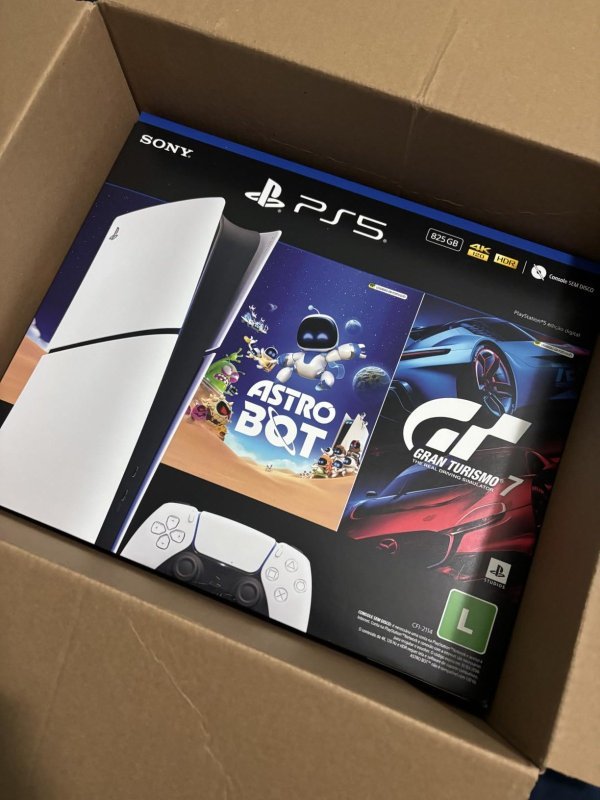 Console PlayStation 5 Slim Digital + 2 Jogos + Frete Grátis