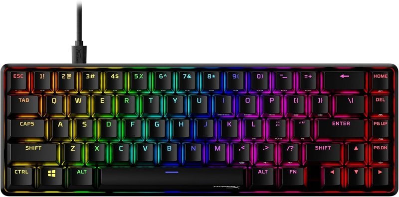 HyperX Alloy Origins 65 - Mechanical Gaming Keyboard - HX (US Layout), Preto, 4P5D6AA#ABA