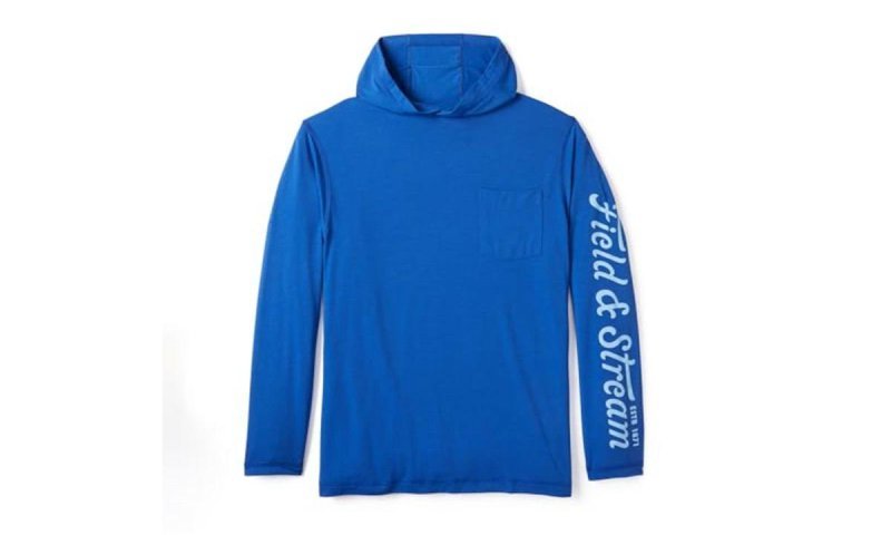 Field & Stream Moletom masculino de manga comprida Drirelease Performance, azul royal, Gg