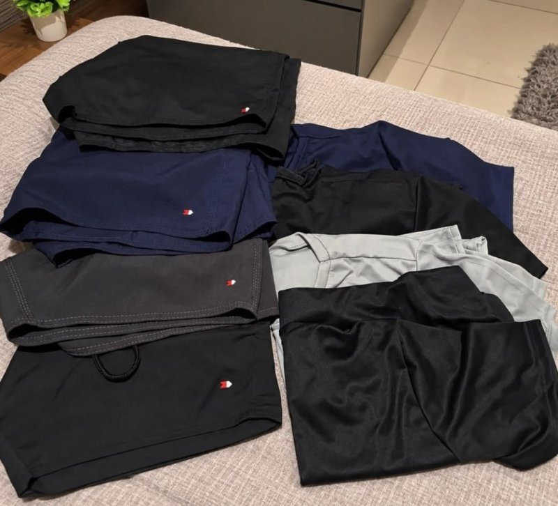 Kit 8 Peças Dry Fit Sandrini 4 Camisetas + 4 Shorts