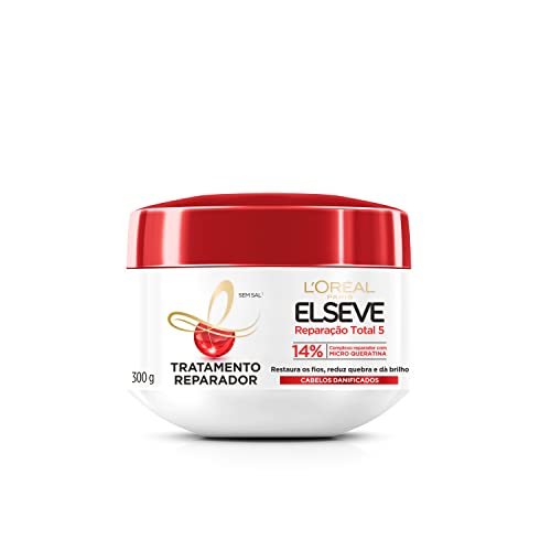 L'Oréal Paris Elseve Reparação Total 5+ Creme de Tratamento, 300g