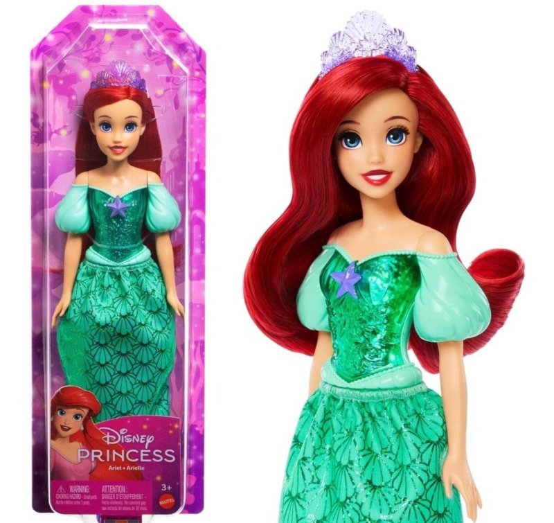Disney Princesa Boneca Ariel para crianças a partir de 3 anos