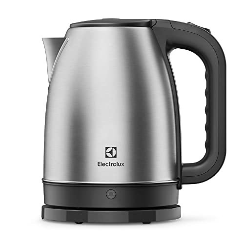Electrolux Chaleira jarra eletrica desligamento automatico capacidade 1,8L facil abertura tampa alça ergometrica EEK10 inox 220v