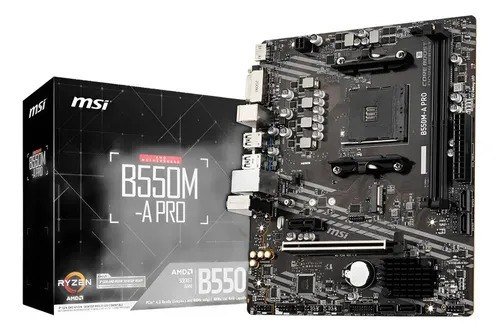 Placa-mãe Am4 Msi B550m A Pro Msi