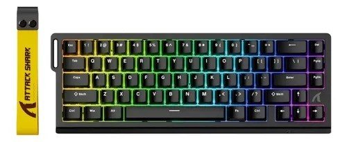 Teclado Magnético Attack Shark X68 He 8000hz Rapid Trigger Cor De Teclado Preto