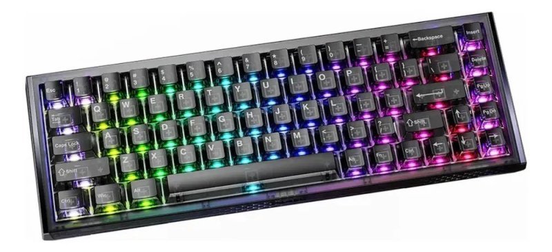 Teclado Gamer Magnético Dareu Cool68 Ice Black 8000hz Rapid Trigger Rgb