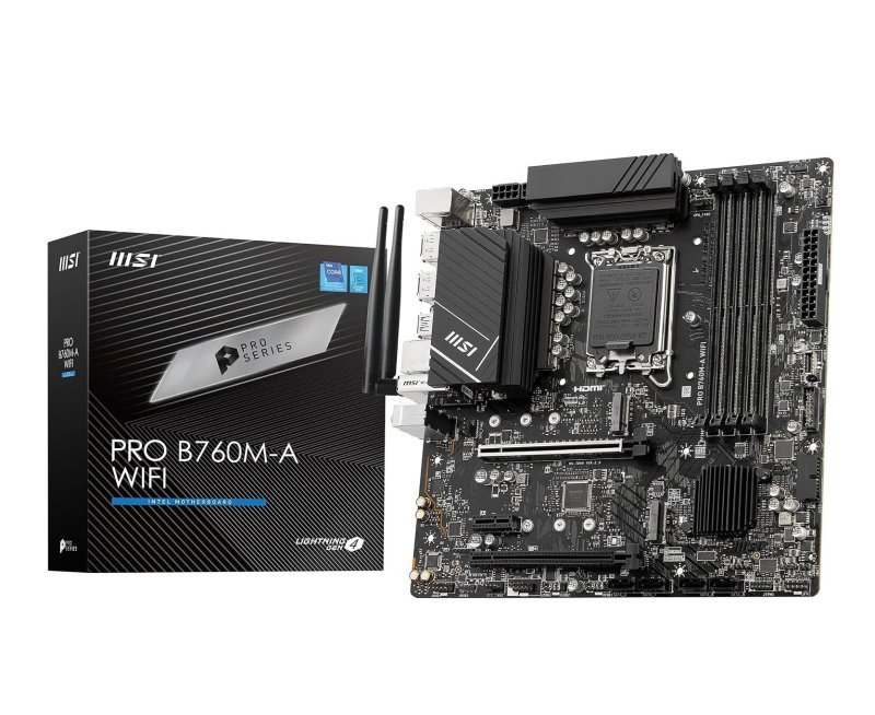 Placa-Mãe MSI PRO B760M-A WIFI