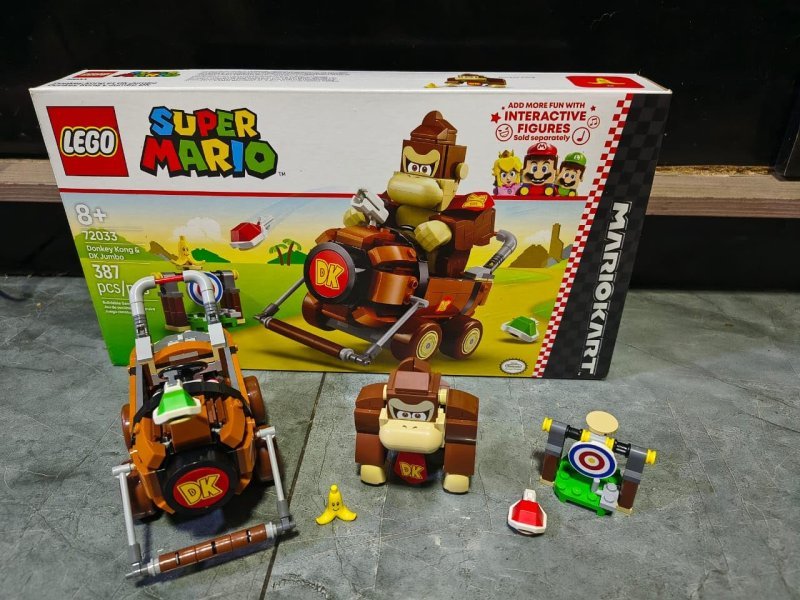LEGO Super Mario Mario Kart – Donkey Kong e DK Jumbo 72033 (387 Peças) + Frete Grátis